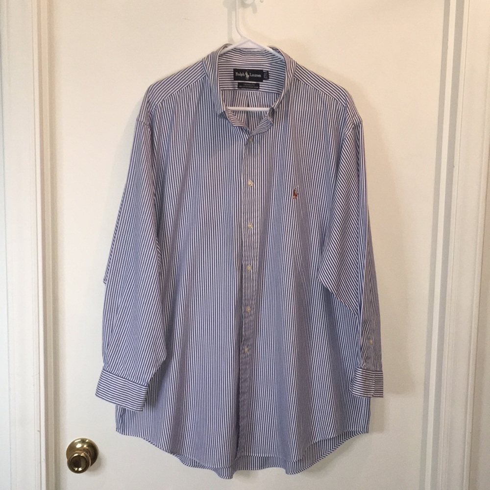 RALPH LAUREN | MENS STRIPED DRESS SHIRT